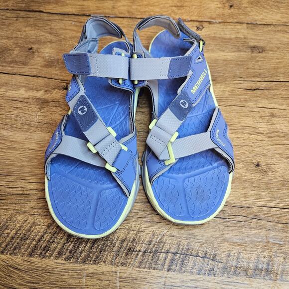 Merrell Select Grip Velvet Morning Preformance adjustable sandals sz 8 - Picture 7 of 9